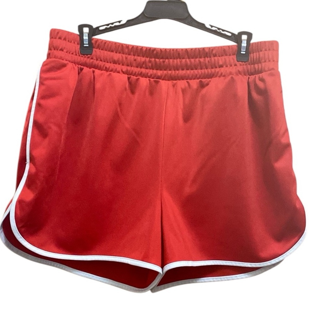 H&M Vibrant Red Athletic Shorts with Dolphin Hem - Picture 3 of 11